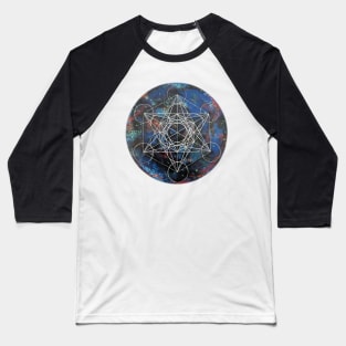 Metatron's Cube Baseball T-Shirt